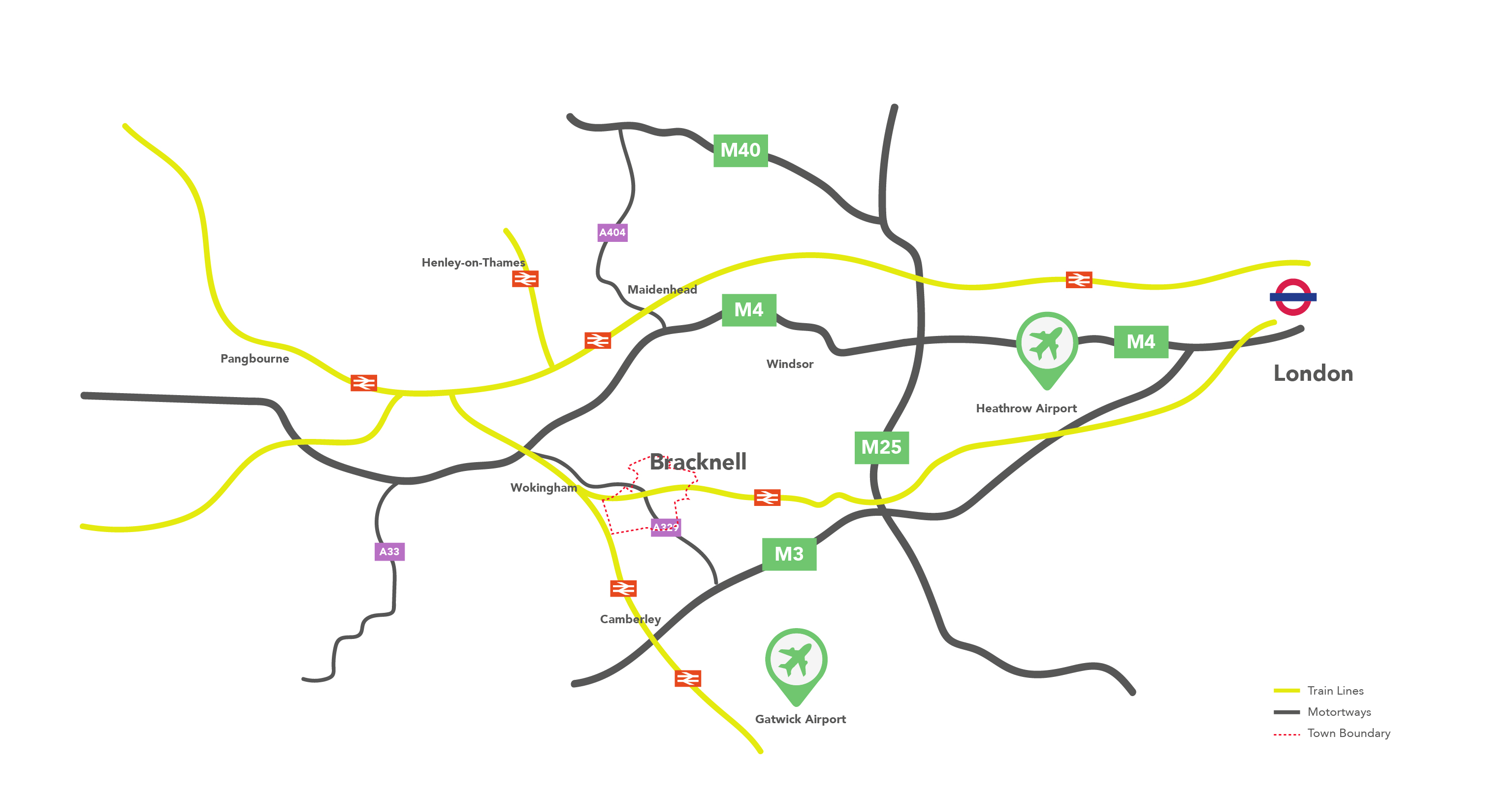 Bracknell transport links
