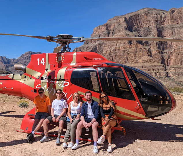 Prospect team members in The Grand Canyon on an awards trip