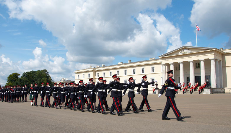 The Royal Military Academy in Sandhurst