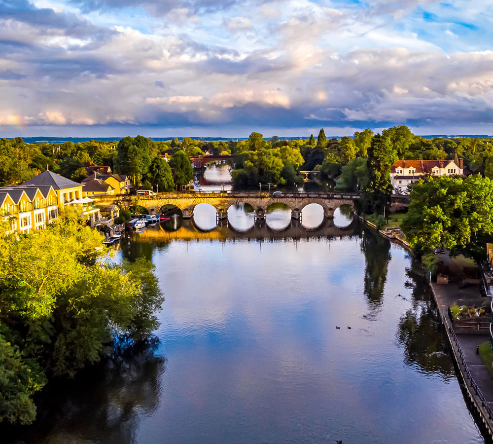 Aerial view of Maidenhead