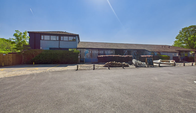 Kingfisher on the Quay in Mytchett