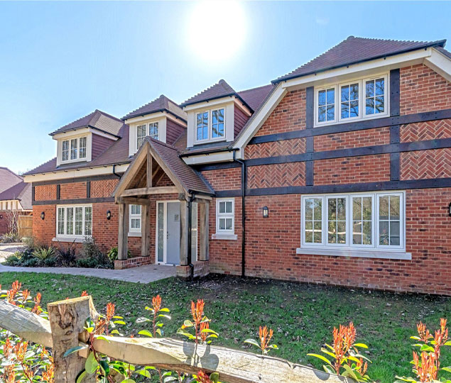 The external view of the Orchard and Maple House developments