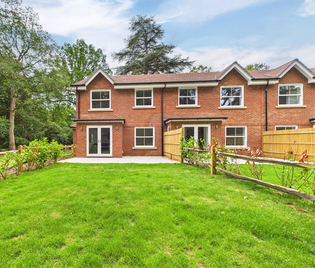 A garden in the Sandhurst Mews development