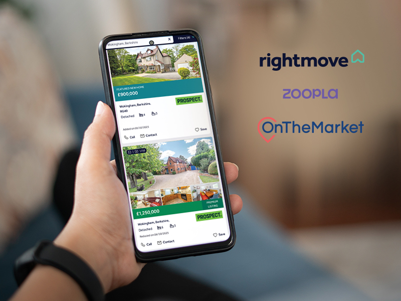 An example of Prospect Estate Agency's portal advertising