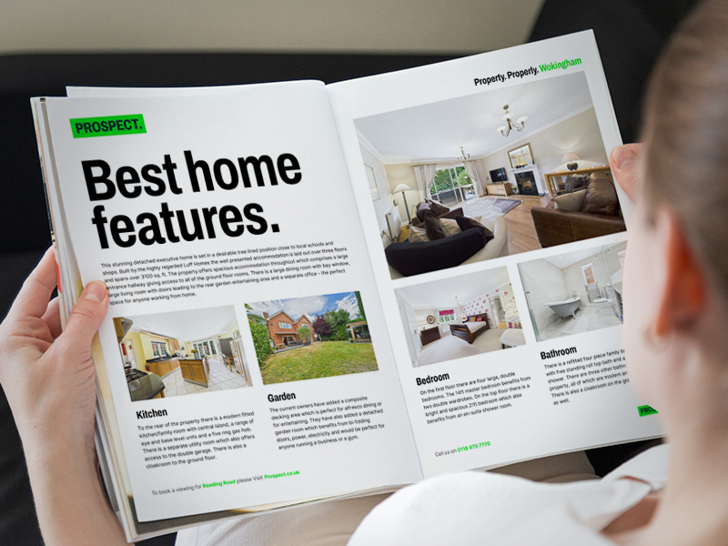 An example of Prospect Estate Agency's brochures