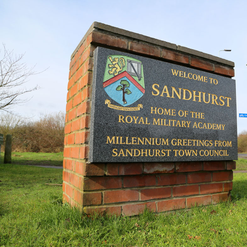 Sandhurst sign