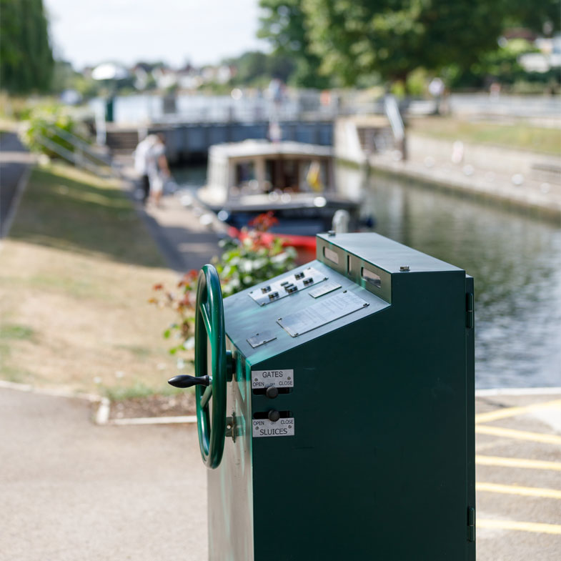 The River Thames in Staines