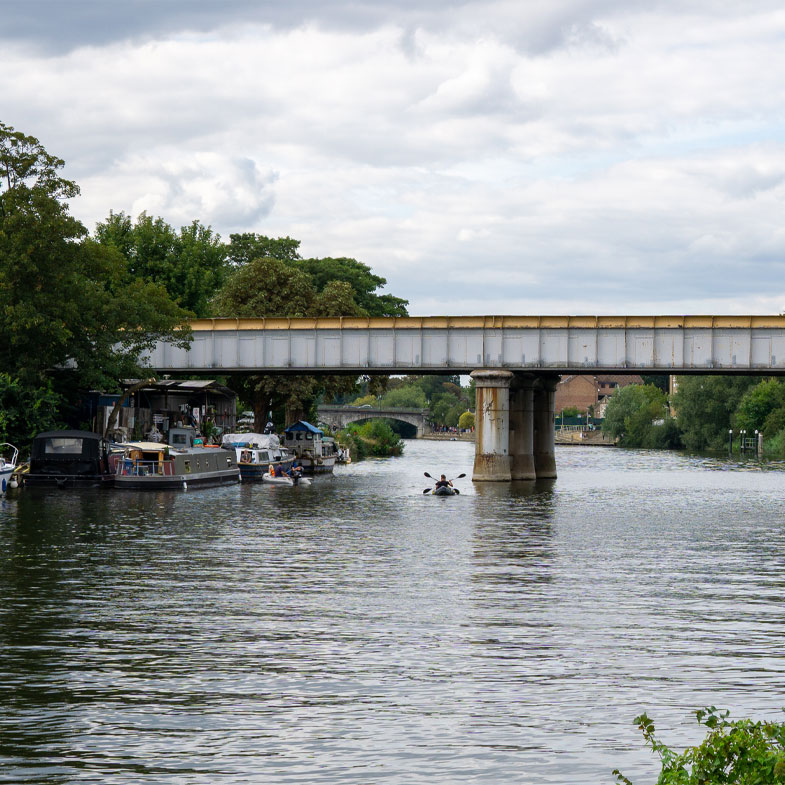 The River Thames in Staines